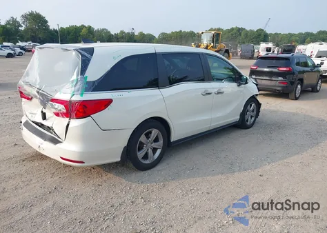 2018 Honda Odyssey Ex-L из США, поврежденный, VIN 5FNRL6H70JB051715